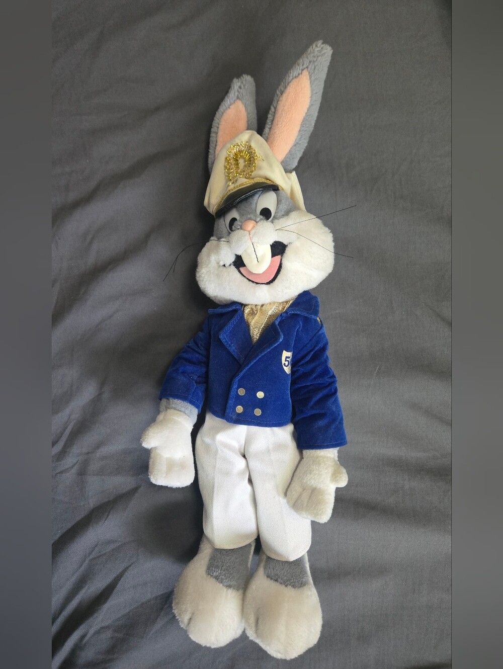 Vintage 1990 Captain Bugs Bunny Plush